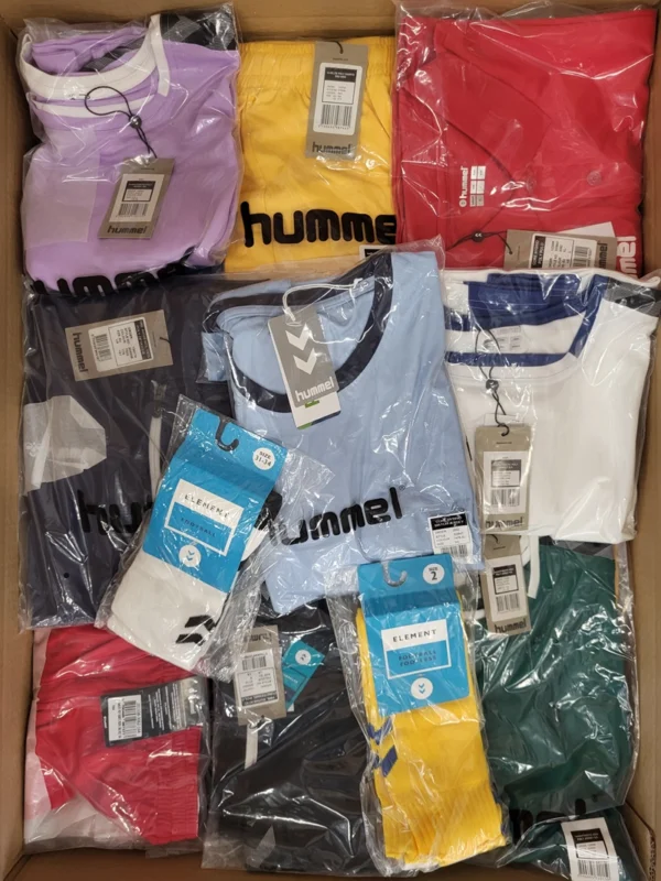 The photo shows a package with clothing in the category H.