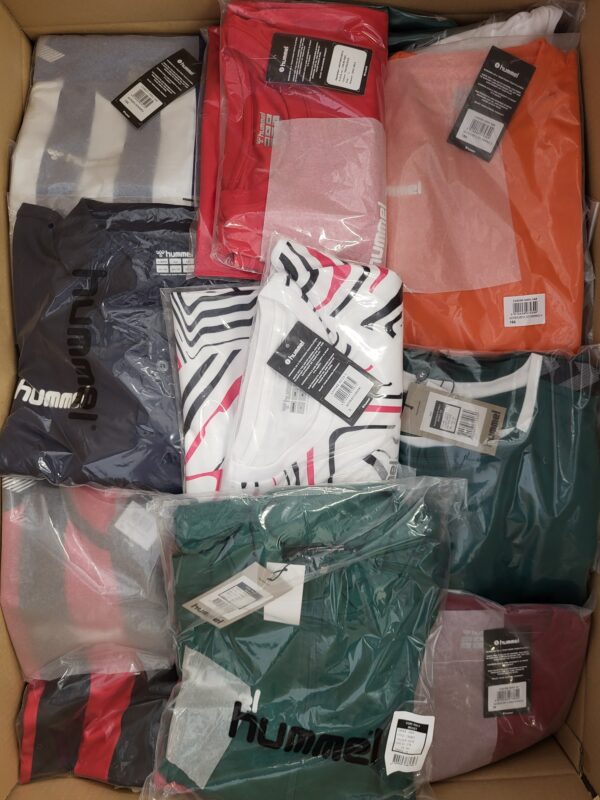The photo shows a package with clothing in the category H.