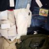 The photo shows a package with clothing in the category U.