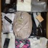 The photo shows a package with clothing in the category B.