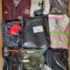 The photo shows a package with clothing in the category B.