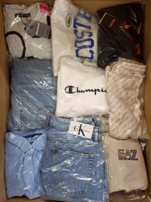 The photo shows a package with clothing in the category C.