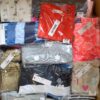The photo shows a package with clothing in the category N.