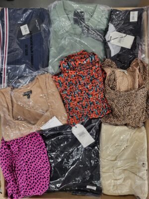 The photo shows a package with clothing in the category BB.