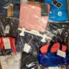 The photo shows a package with clothing in the category K.