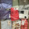 The photo shows a package with clothing in the category AR.