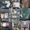 The photo shows a package with clothing in the category AW.