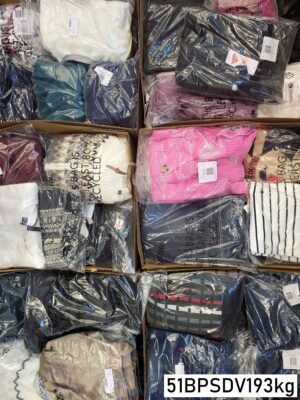 The photo shows a package with clothing in the category BPSDV.