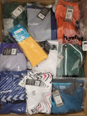 The photo shows a package with clothing in the category H.