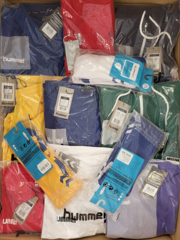 The photo shows a package with clothing in the category H.