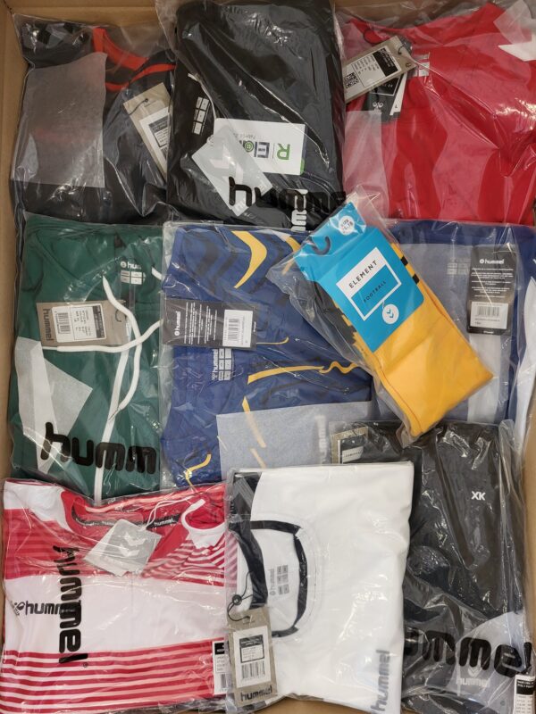The photo shows a package with clothing in the category H.