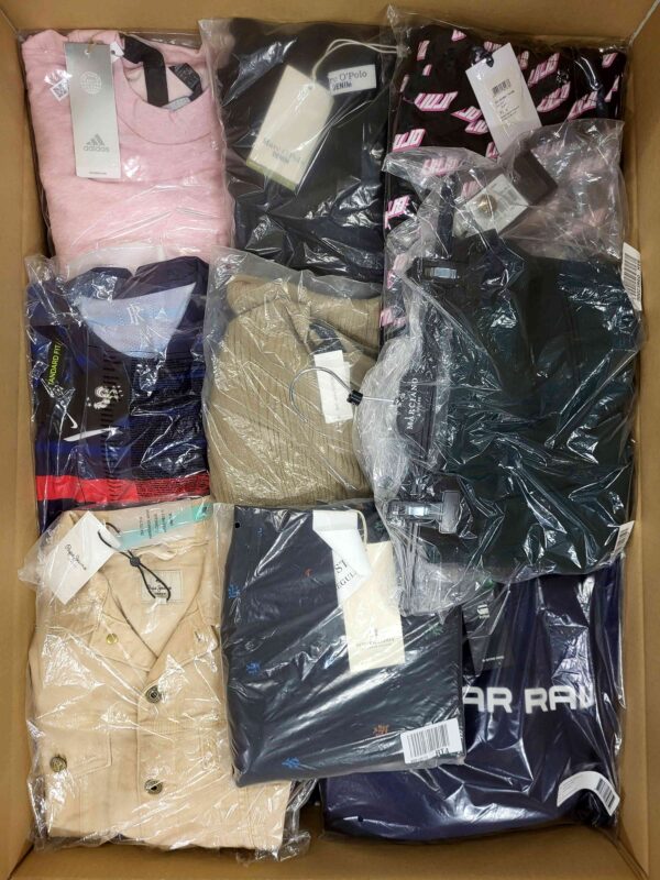 The photo shows a package with clothing in the category A.