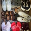 The photo shows a package with footwear in the category CSU.