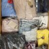 The photo shows a package with clothing in the category B.