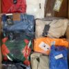 The photo shows a package with clothing in the category B.