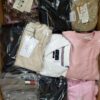 The photo shows a package with clothing in the category B.