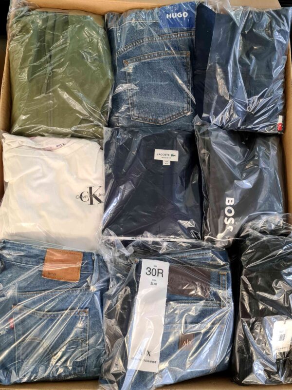 The photo shows a package with clothing in the category C.