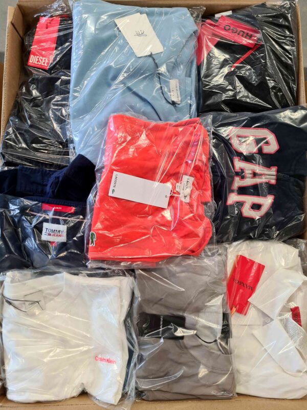 The photo shows a package with clothing in the category C.
