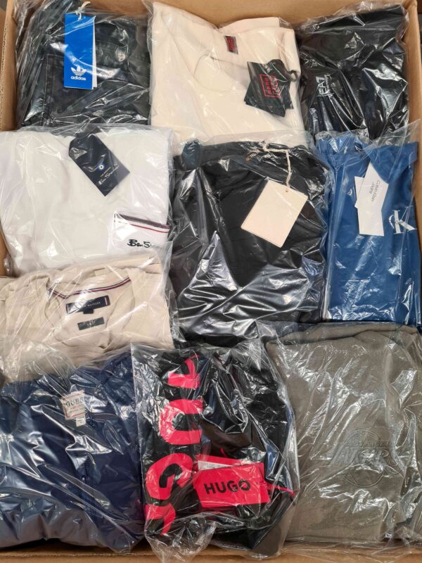 The photo shows a package with clothing in the category C.