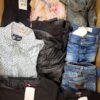 The photo shows a package with clothing in the category U.