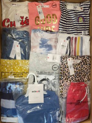 The photo shows a package with clothing in the category N.