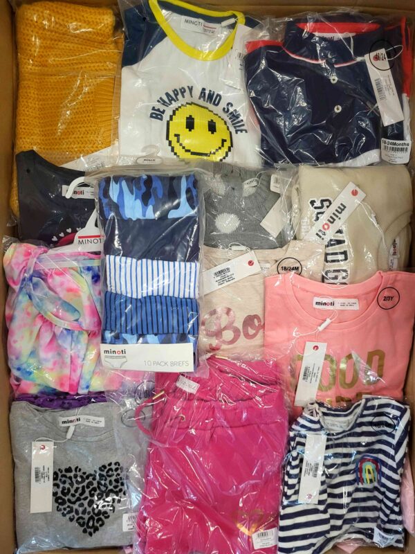 The photo shows a package with clothing in the category N.