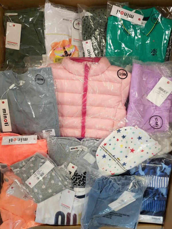 The photo shows a package with clothing in the category N.