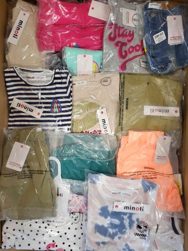 The photo shows a package with clothing in the category N.