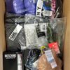 The photo shows a package with clothing in the category AU.