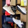 The photo shows a package with footwear in the category CS.
