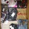 The photo shows a package with clothing in the category AP.