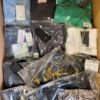 The photo shows a package with clothing in the category AP.