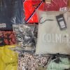 The photo shows a package with clothing in the category AW.