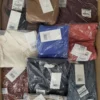 The photo shows a package with clothing in the category YA.
