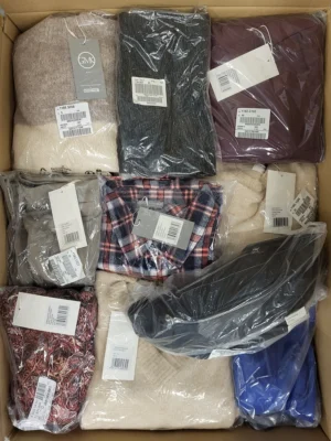 The photo shows a package with clothing in the category YA.