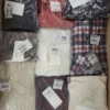 The photo shows a package with clothing in the category YA.