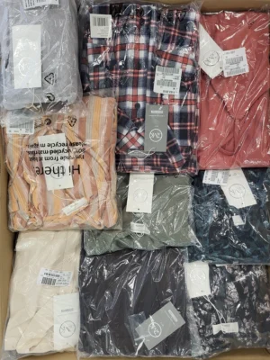 The photo shows a package with clothing in the category YA.