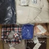 The photo shows a package with clothing in the category YA.