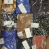 The photo shows a package with clothing in the category YA.