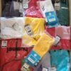 The photo shows a package with clothing in the category H.