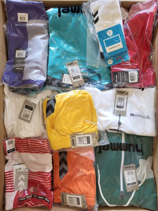 The photo shows a package with clothing in the category H.