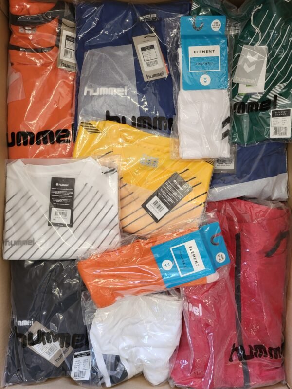 The photo shows a package with clothing in the category H.