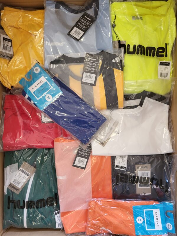 The photo shows a package with clothing in the category H.