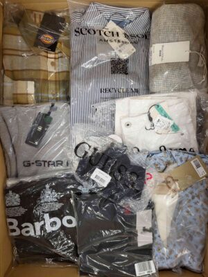 The photo shows a package with clothing in the category A.