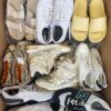 The photo shows a package with footwear in the category CSU.