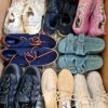 The photo shows a package with footwear in the category CSU.