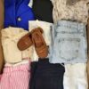 The photo shows a package with clothing in the category BSN.