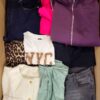 The photo shows a package with clothing in the category BSN.