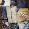 The photo shows a package with clothing in the category B.