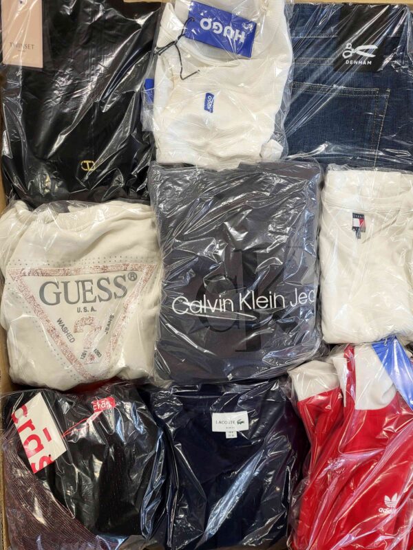 The photo shows a package with clothing in the category C.